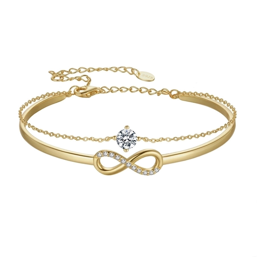 925 Sterling Silver Bangle – Elegant Glam French Style-Bijou Crush