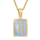 Fashion Letter Titanium Steel Necklace-Bijou Crush