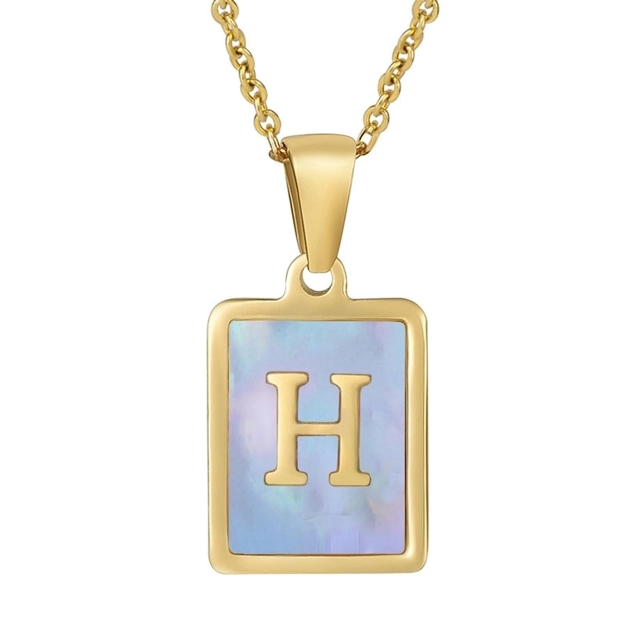 Fashion Letter Titanium Steel Necklace-Bijou Crush