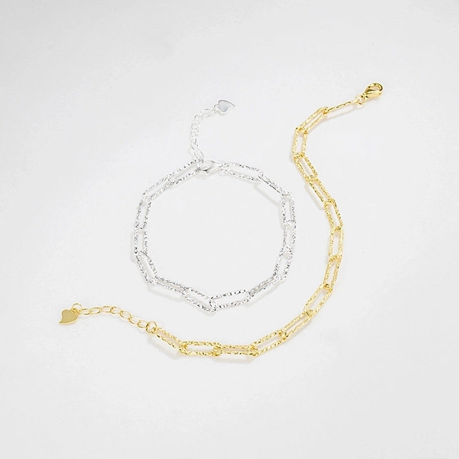 Casual Vacation Vibes 925 Sterling Gold Silver Bracelet-Bijou Crush