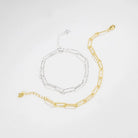 Casual Vacation Vibes 925 Sterling Gold Silver Bracelet-Bijou Crush
