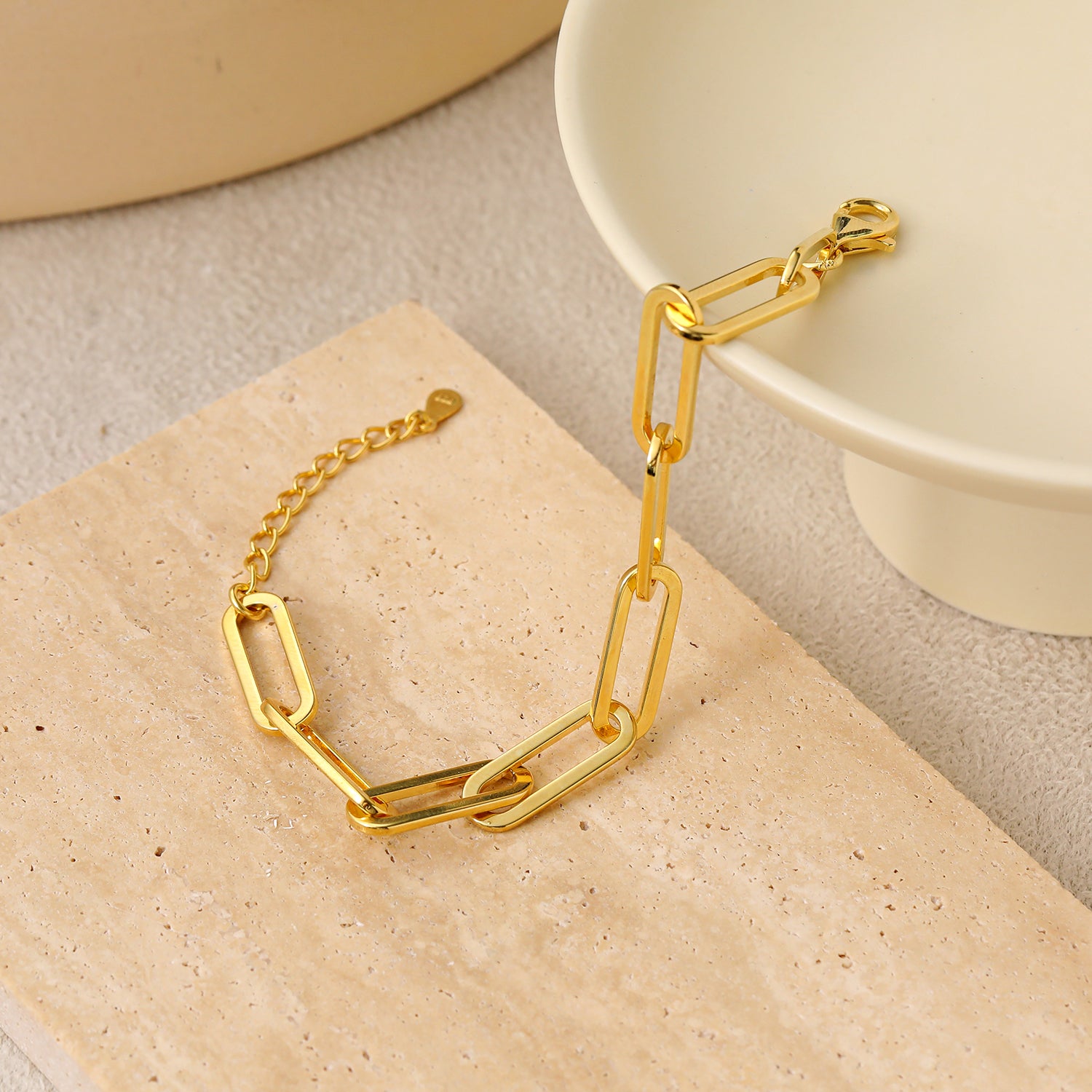 Fashion Holiday Hollow Chain 925 Sterling Silver Bracelet-Bijou Crush