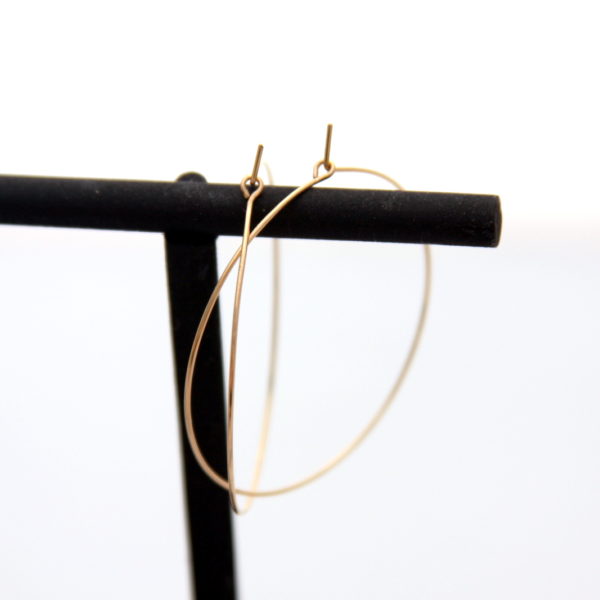 Simple Gold Hoop Earrings-Bijou Crush