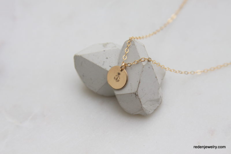 Tiny Anchor Necklace-Bijou Crush